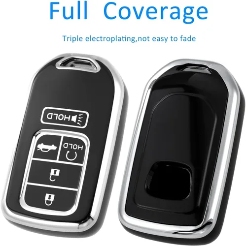 Vista 4 de Funda para llavero con llavero para Accord Civic CRV Pilot Passport Insight