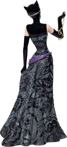 Vista 2 de Enesco DC Comics Couture de Force - Figura de Catwoman, 8.27 pulgadas, multicolor