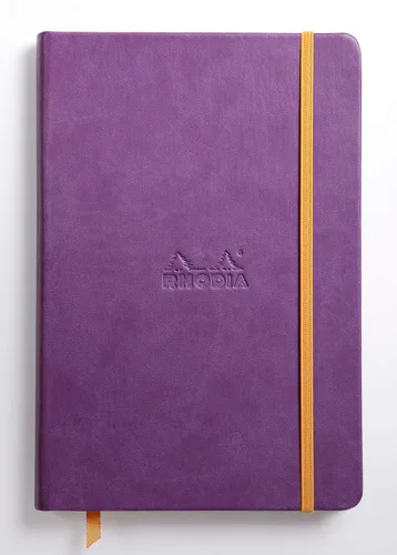 Vista 8 de Rhodia Rhodiarama Cuaderno Web A5, 5.5 in x 8.25 in, Rayado - Anís (118746)
