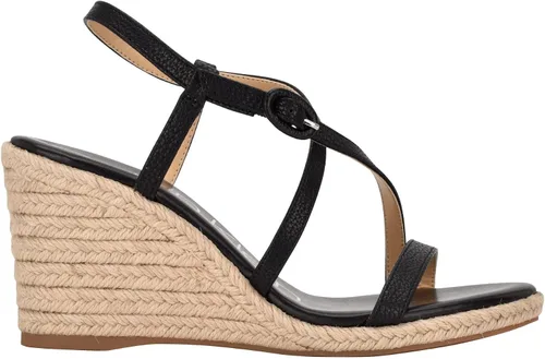 Vista 4 de Calvin Klein Sandalias de cuña Blairy 2 Canvas para mujer - Negro
