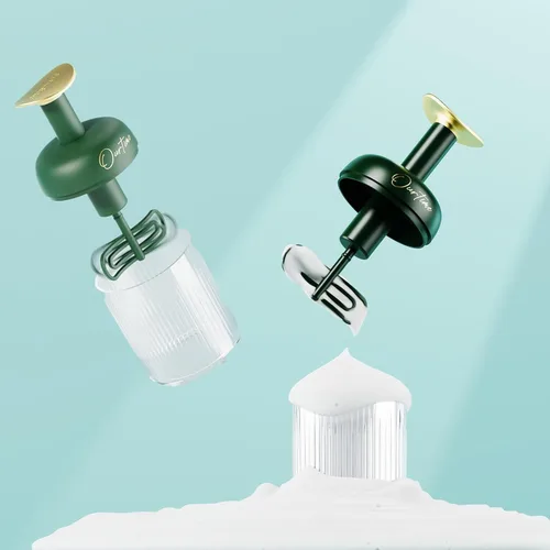 Vista 3 de Máquina de espuma para lavado facial, fabricante de látigos ricos en vasos grandes, limpiador de espuma y lavado facial, herramientas