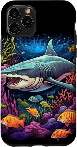 Vista 27 de iPhone 16 Tiger Shark Sea Ocean Underwater Shark Lover Case