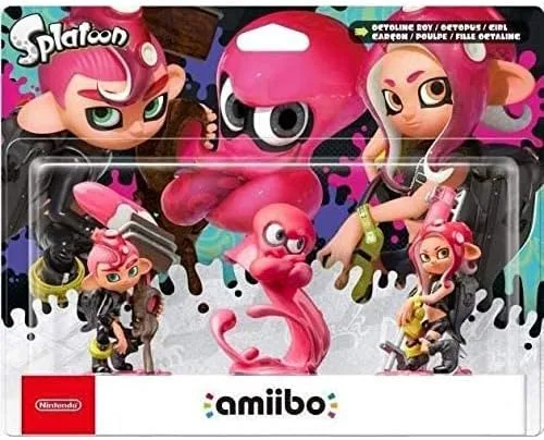 Vista 5 de Octoling Triple Pack (Octoling Boy + Pulpo + Girl) Amiibo (colección Platoon) (Nintendo Switch)