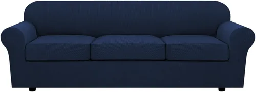 Vista 140 de H.VERSAILTEX Fundas de Sofá Elásticas para Cojines Fundas de Sofá para Muebles de Sala Fundas Protectoras