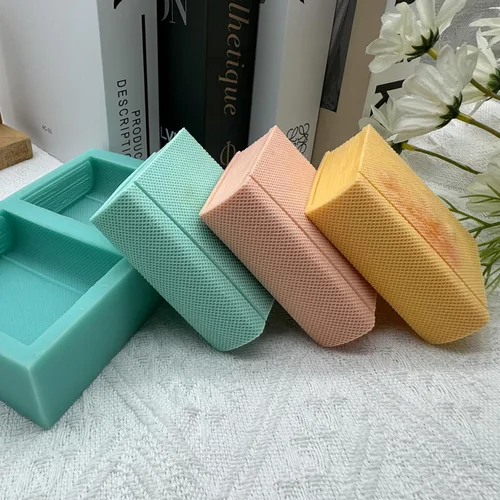 Vista 9 de Molde de jabón de silicona de dos libros, moldes de cera de vela hechos a mano, molde de silicona para pastel de mousse de chocolate, gelatina