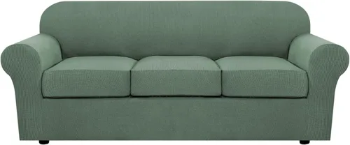 Vista 88 de H.VERSAILTEX Fundas de Sofá Elásticas para Cojines Fundas de Sofá para Muebles de Sala Fundas Protectoras