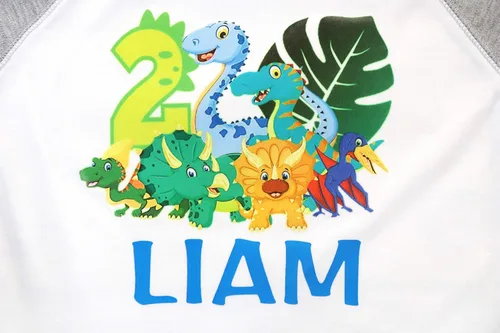 Vista 5 de Dinosaur Birthday Shirt Dinosaur Shirts for Boys and Onesies for Baby Boys Onederful 1st Birthday Boy 1st 2nd 3rd 4th 5th Toddler Birthday Shirt