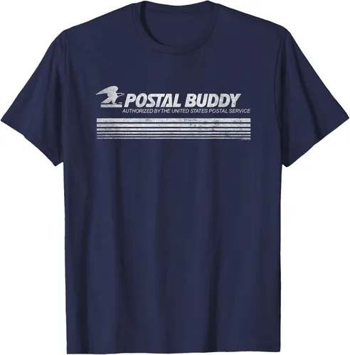 Vista 5 de USPS Vintage Postal Buddy - Camiseta, Negro, S