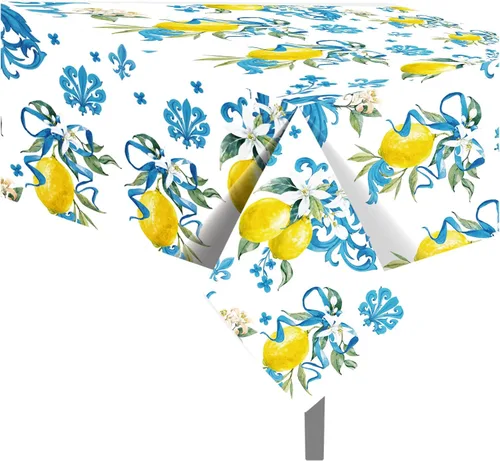 Vista 42 de 1 paquete de mantel de plástico con diseño de bandera americana del 4 de julio para fiesta, 54 x 87 pulgadas de largo, mantel rectangular para bufé