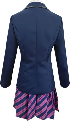 Vista 3 de Anime Komi Can't Communicate Cosplay Shouko Komi Najimi Osana Cosplay Traje de escuela secundaria marinero uniforme azul marino