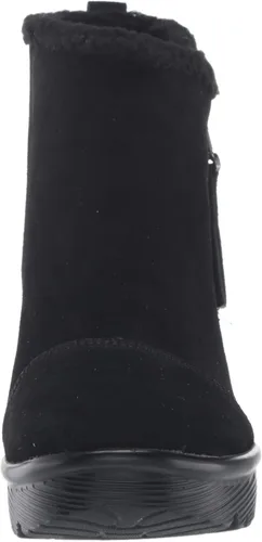 Vista 2 de Skechers Botines de cuña con cremallera paralela para mujer estilo casual cómodo a la moda