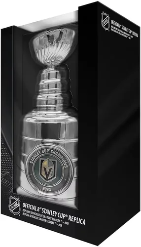Vista 2 de Las Vegas Golden Knights NHL 2023 Stanley Cup Champions 8 pulgadas Réplica Trofeo