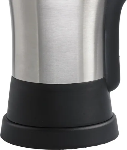Vista 4 de Cafeteras turcas Brentwood 800 W de acero inoxidable eléctrica turca griega cafetera (plata)
