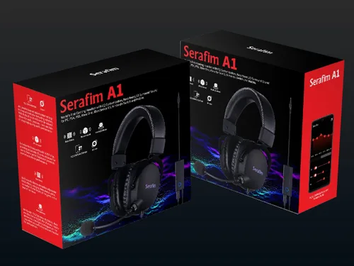 Vista 8 de Serafim A1 Gaming Headset with Exclusive Equalizer Detachable Mic Bass Boost 3D Surround Sound for PC Xbox One Series XS PS5 PS4 Nintendo Switch Mac