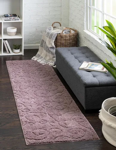 Vista 20 de Rugs.com - Alfombra de la colección Botanical Shag, alfombra de pelo de 4 x 6 pies color beige perfecta para salas de estar, comedores grandes