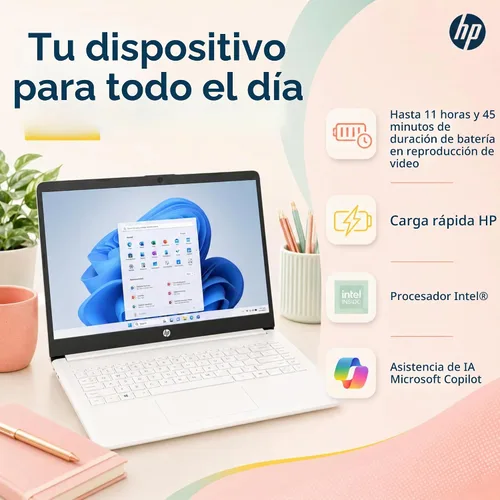 Vista 4 de HP Ultrabook Laptop, Microsoft 365 Included, 8GB RAM, Intel Core, No Mouse