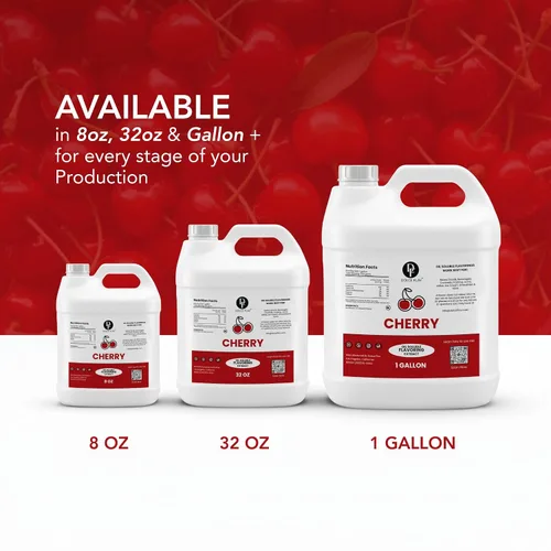 Vista 5 de Dolce Flav Extracto de cereza – 8 onzas soluble en aceite, Kosher, sin azúcar, sabor afrutado concentrado para dulces, chocolates y postres