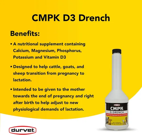 Vista 2 de DURVET 001-0267 D3 Drench Suplemento oral