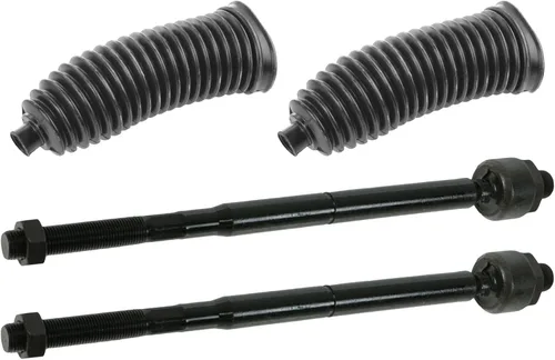 Vista 66 de TRQ Kit de dirección delantera con barra de acoplamiento de fuelle de piñón y cremallera compatible con Toyota Echo 2000-2005