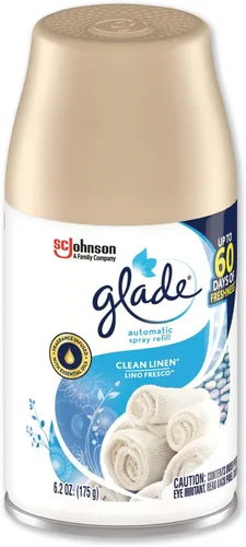 Vista 3 de Glade Ambientador automático, lino limpio, 6.2 onzas, 6/caja