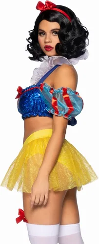 Vista 3 de Leg Avenue Women's 3 Pc Bad Apple Snow White Costume