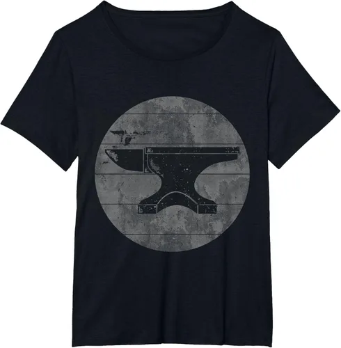 Vista 36 de Vintage herrería forja retro regalo para la camiseta del herrero Negro