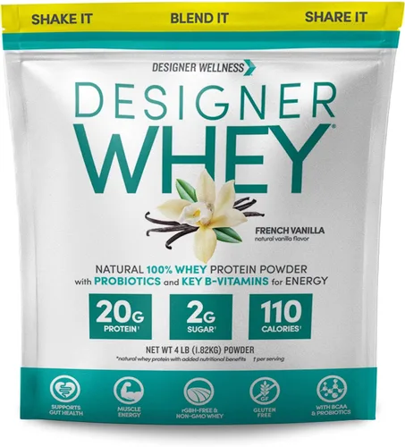 Vista 8 de Polvo de proteína de suero 100 % premium de Designer Protein, 1020W130, 1, 1