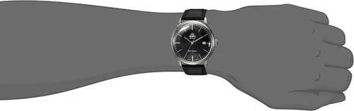 Vista 2 de Orient Reloj de vestir automático japonés de acero inoxidable y cuero de 2 generación Bambino Version III
