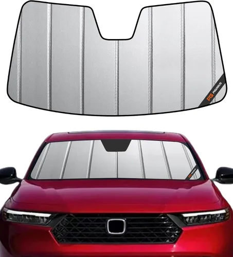 Vista 13 de Parasol para parabrisas Pigenius para Honda Accord 2023-2026, parasol personalizado para ventana delantera - Cuero