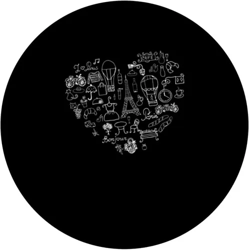 Vista 3 de Hermosa Francia Torre Eiffel francesa París PopSockets intercambiables PopGrip