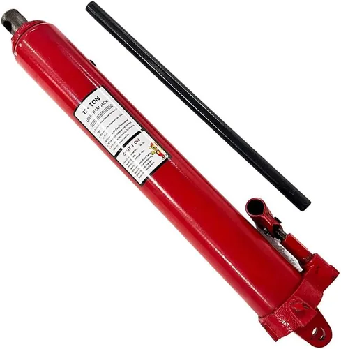 Vista 3 de Grúa de elevación del motor de Jack Ram Jack Ram Jack hidráulica de 12 toneladas de carrera resistente con mango