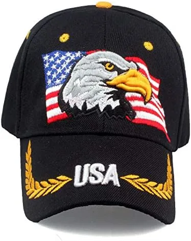 Vista 2 de Uphily - Gorra con la bandera de Estados Unidos, Beísbol, M