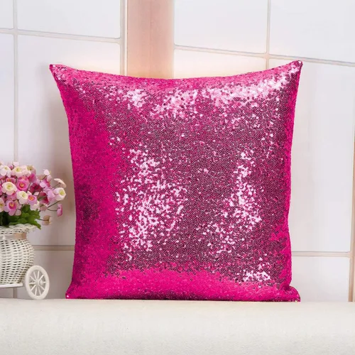 Vista 9 de ShinyBeauty Fundas de almohada negras de 12 x 20 pulgadas, juego de 2, funda de almohada rectangular, funda de almohada de lentejuelas de tela