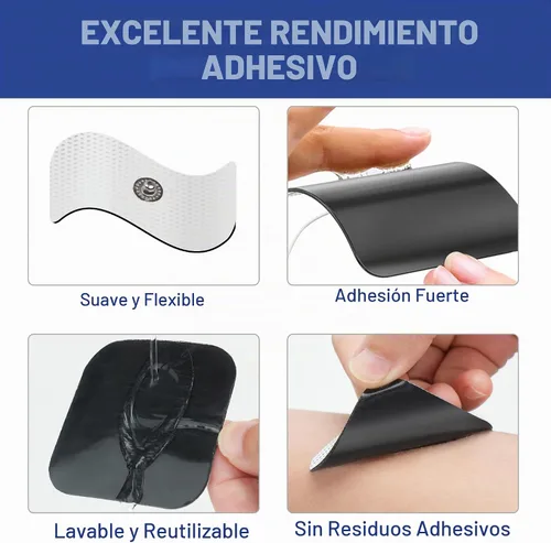 Vista 6 de Electrodos para masajes EMS LotFancy., 1