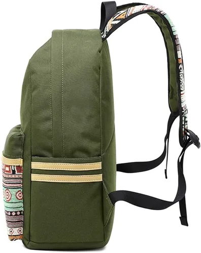 Vista 2 de Mochilas ligeras para niños, mochila escolar de lona, pequeñas mochilas de viaje para mujeres, niñas, niños, mochila para niños pequeños
