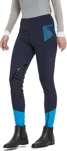 Vista 2 de HR Farm - Mallas de silicona para mujer, para montar a caballo, con agarre de gel, con bolsillo UPF50+