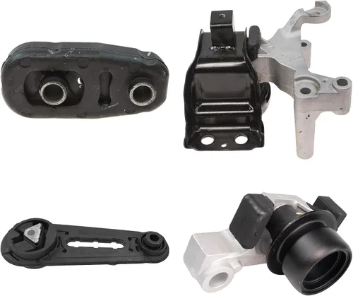 Vista 102 de TRQ Kit de montaje de motor de transmisión de motor de 5 piezas compatible con Ford Five Hundred Montego 6sp Auto AT 2005 - 2007