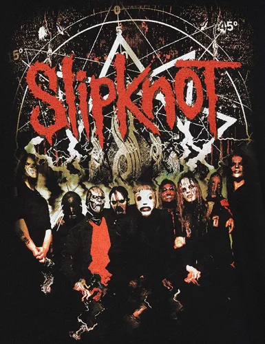 Vista 5 de Slipknot playera de olas playera de manga corta, negro, grande