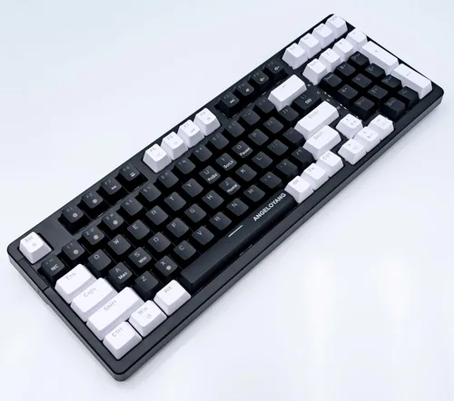 Vista 9 de Teclado mecánico para juegos, llave completa, compacto, con cable, retroiluminado, RGB, interruptores rojos, intercambiables en caliente, USB C
