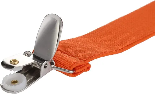 Vista 6 de WELROG Tirantes elásticos ajustables en forma de Y para hombres y mujeres con clips de metal fuertes