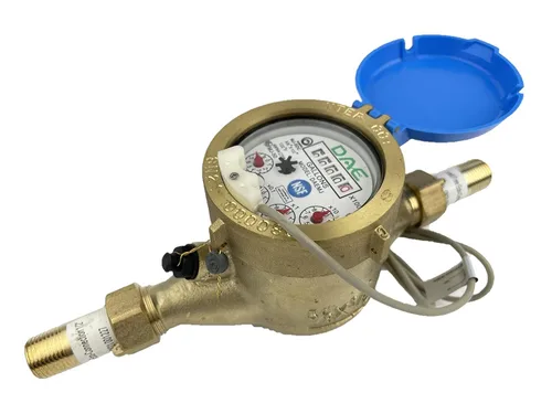 Vista 37 de DAE Medidor de agua caliente sin plomo MJ-75R NTEP, acoplamientos NPT de 3/4", salida de pulso, galón
