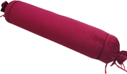 Vista 8 de Almohada redonda de terciopelo, almohada larga y suave, almohada decorativa de apoyo cervical, cojín cilíndrico redondo para el cuello, almohadas