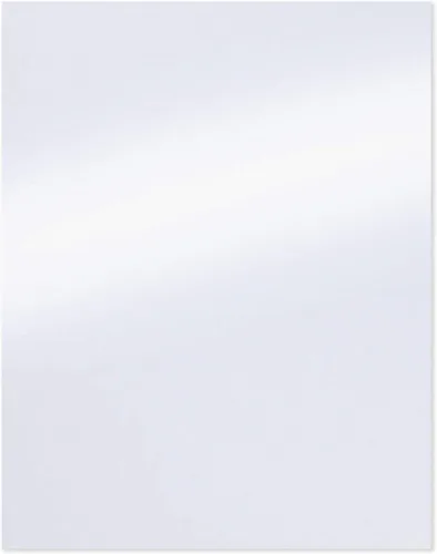 Vista 7 de Papel blanco brillante – Paquete de 100 papel metálico, 120 GSM, suministros de manualidades, boletos, invitación, papelería, uso de álbumes