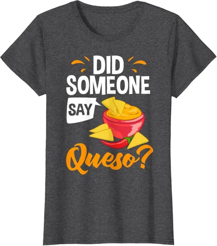 Vista 3 de Queso Dip Camiseta Chile con Queso Salsa Mexican Chips Chile con Queso, Negro