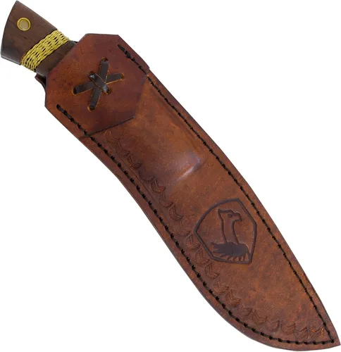 Vista 2 de Condor Tool & Knife - Cuchillo grande Huron Bushcraft - Hoja de acero de alto carbono 1095 - Construcción de espiga completa - Mango ergonómico