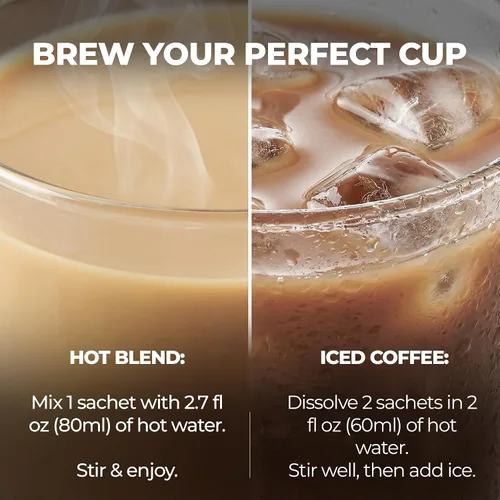 Vista 5 de Vinacafe Paquetes de café instantáneo 3 en 1 auténtico sabor vietnamita, mezcla equilibrada de café de tostado medio para una preparación rápida