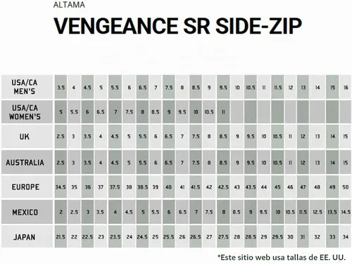 Vista 7 de Altama Botas de cuero ligeras unisex Vengeance SR 8" con cremallera lateral Canela