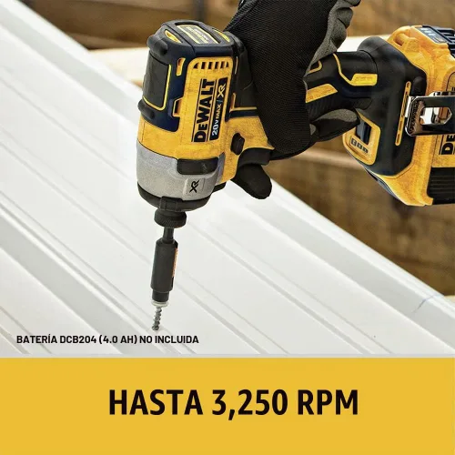 Vista 7 de * DEWALT DCF887P1 20V MAX XR 1/4 pulgadas Kit de controlador de impacto (5ah)