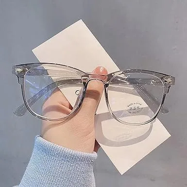 Vista 2 de Lentes de bloqueo de luz azul grisáceo, ligeros para lectura, juegos, televisión, teléfonos, lentes para mujeres y hombres, visión borrosa