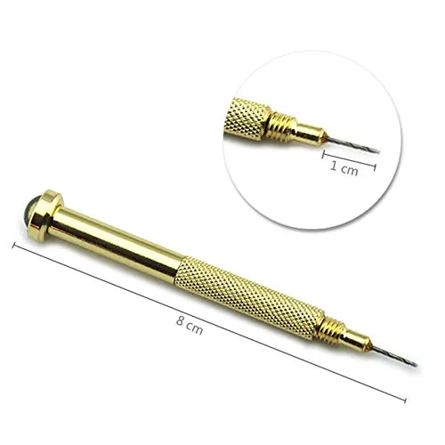 Vista 2 de KADS Nail Art Hand Hang Drill Hole Maker Punteador Bolígrafo UV Gel Acrílico Punta Piercing Herramienta